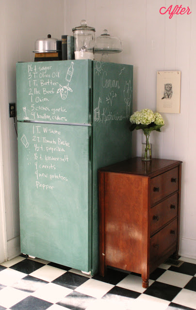 19 chalkboard Kühlschrank