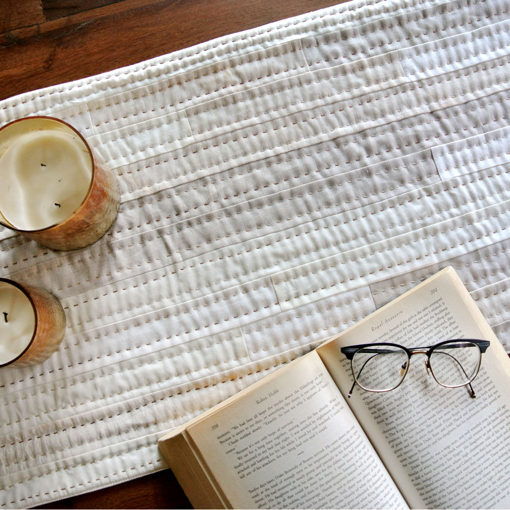 Classy quilted table runner 