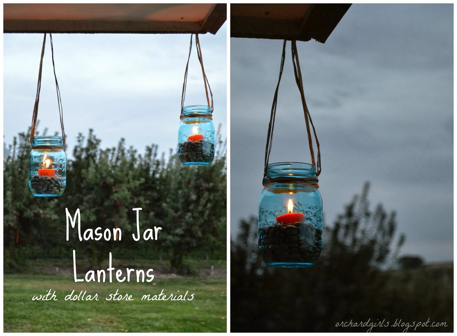 Mason jar lanterns