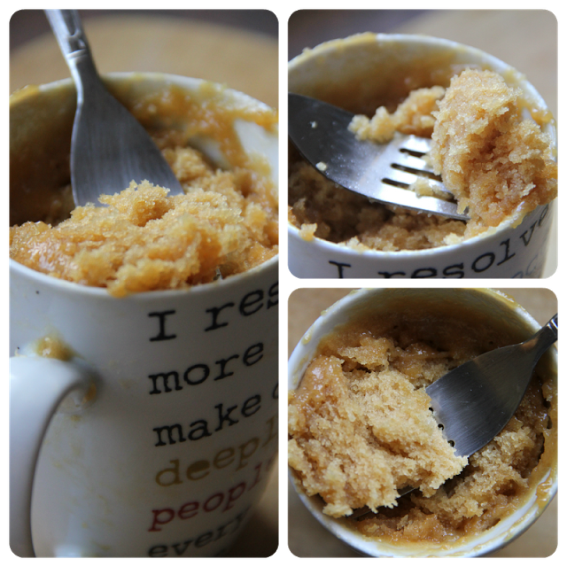 Peanut butter mug cake recipe