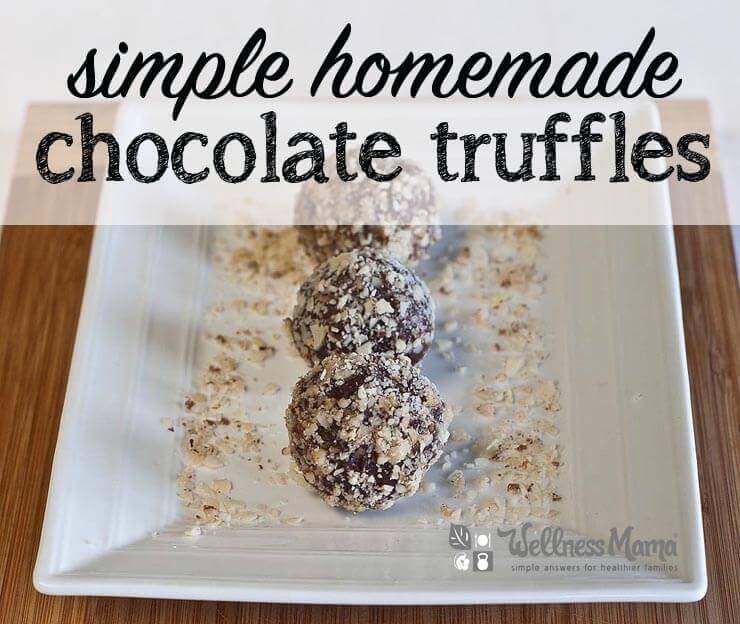 Simple homemade chocolate truffles recipe