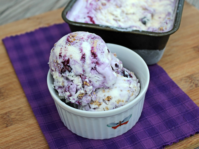 Blueberry cheesecake ice cream