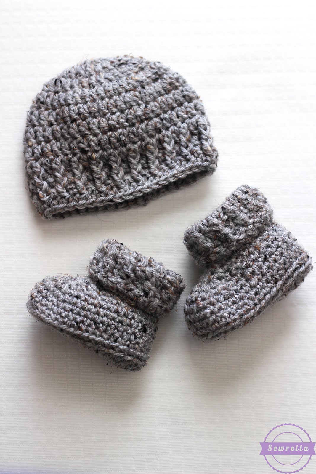 Booties and beanie