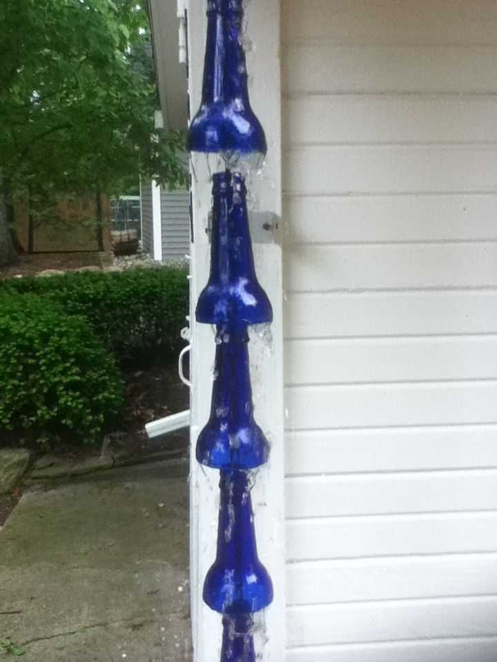 Bottle rain chain