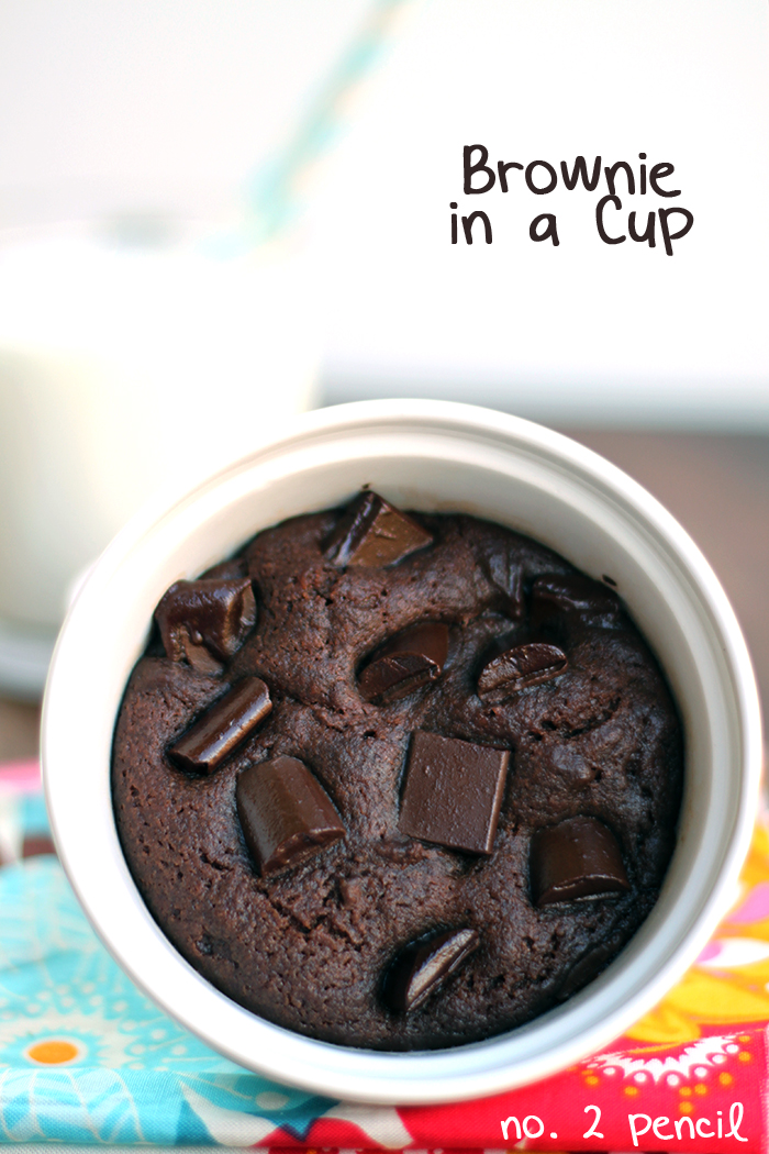 Brownie in a mug recipe