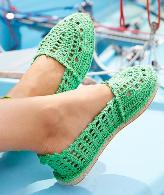 Crochet shoes
