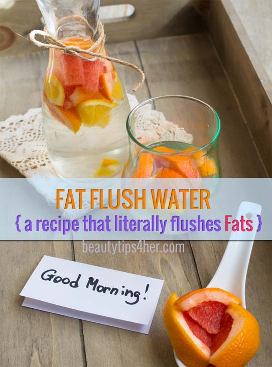 Fat flush water