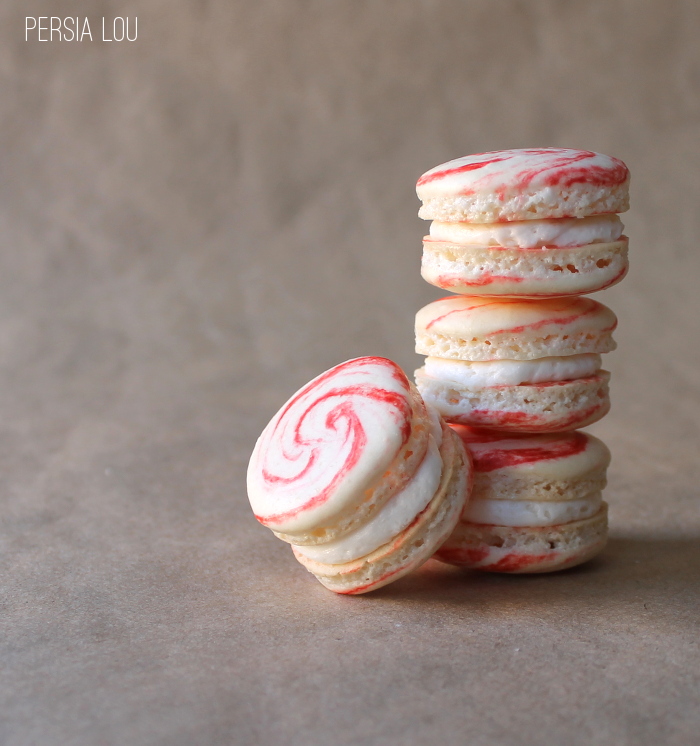 Peppermint macaroons