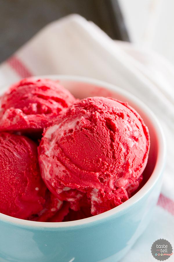 Red velvet ice cream