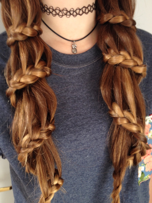 22 spiral french braid