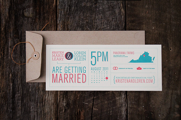 33 horizontal infographic invitation