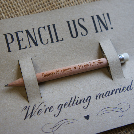 48 pencil us in save the date