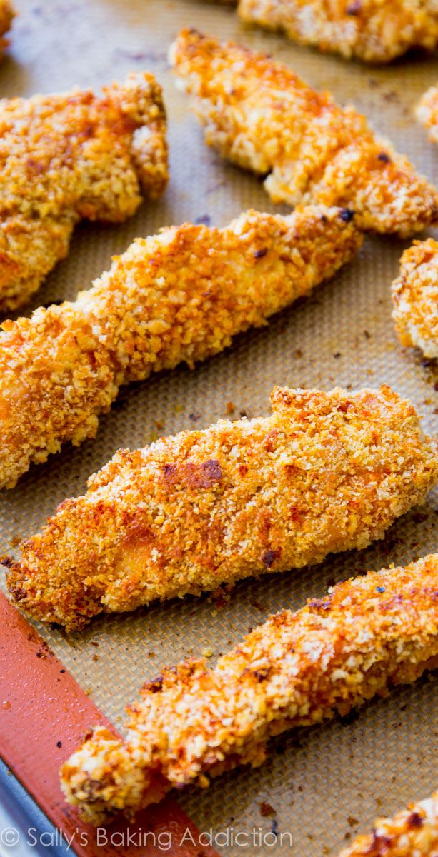 Baked chicken fingers