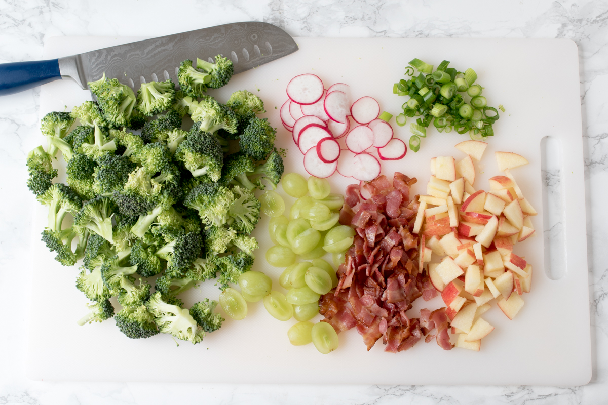 Broccoli bacon salad step2