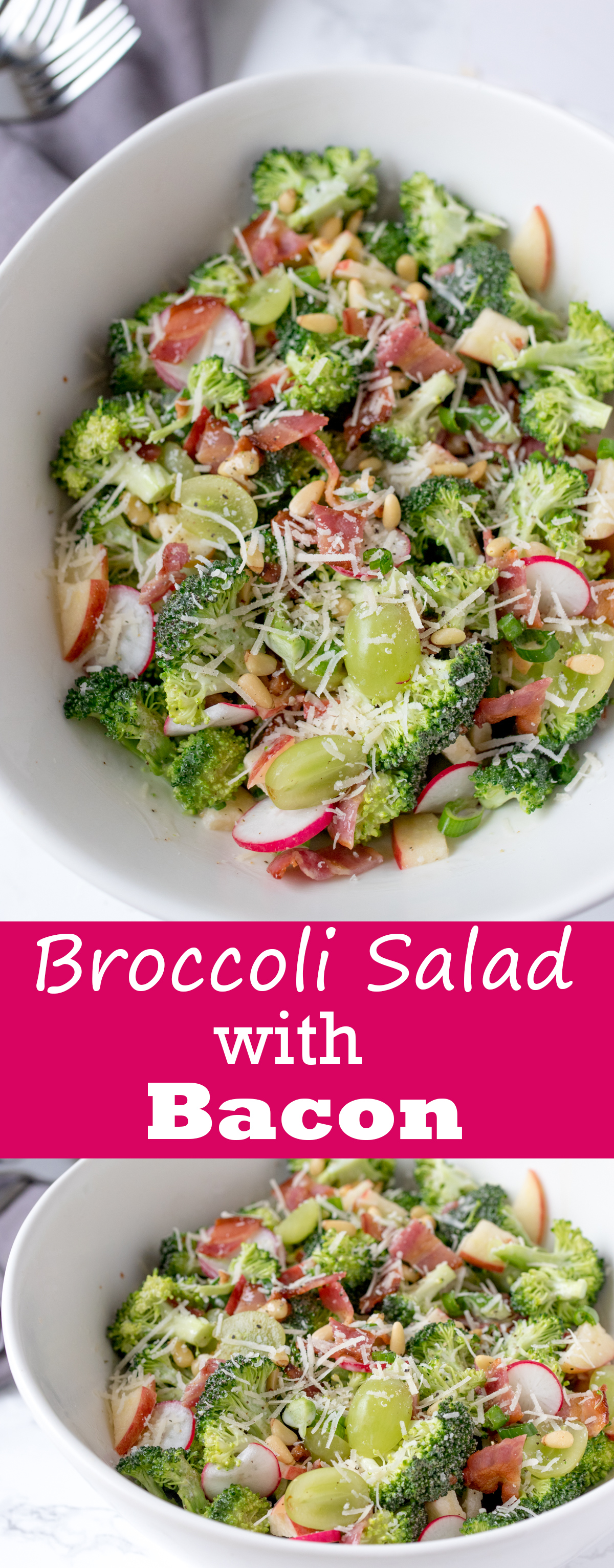 Broccoli bacon salad pinterest