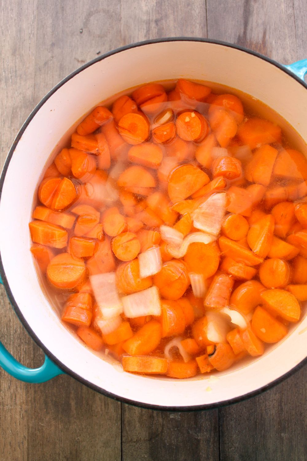 Carrot almond soup carrots