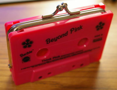 Cassette tape coin purse
