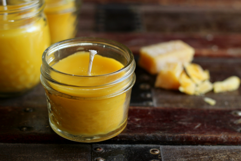 Diy beeswax candles