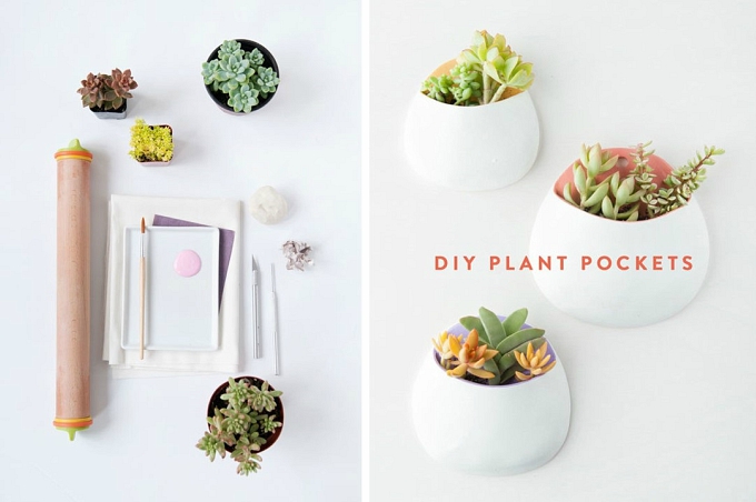 Diy plant pockets