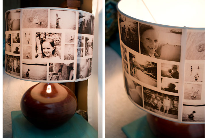 Diy photo lampshade