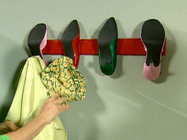 High heel coat rack