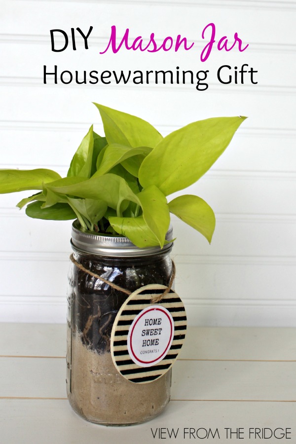 Mason jar diy housewarming gift