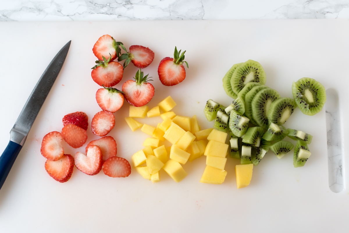 No bake fruit pizza step3