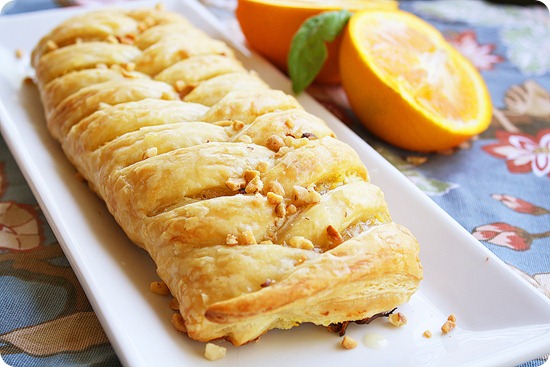 Orange cheese danish