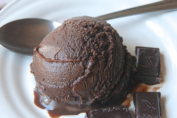 Chocolate sorbet