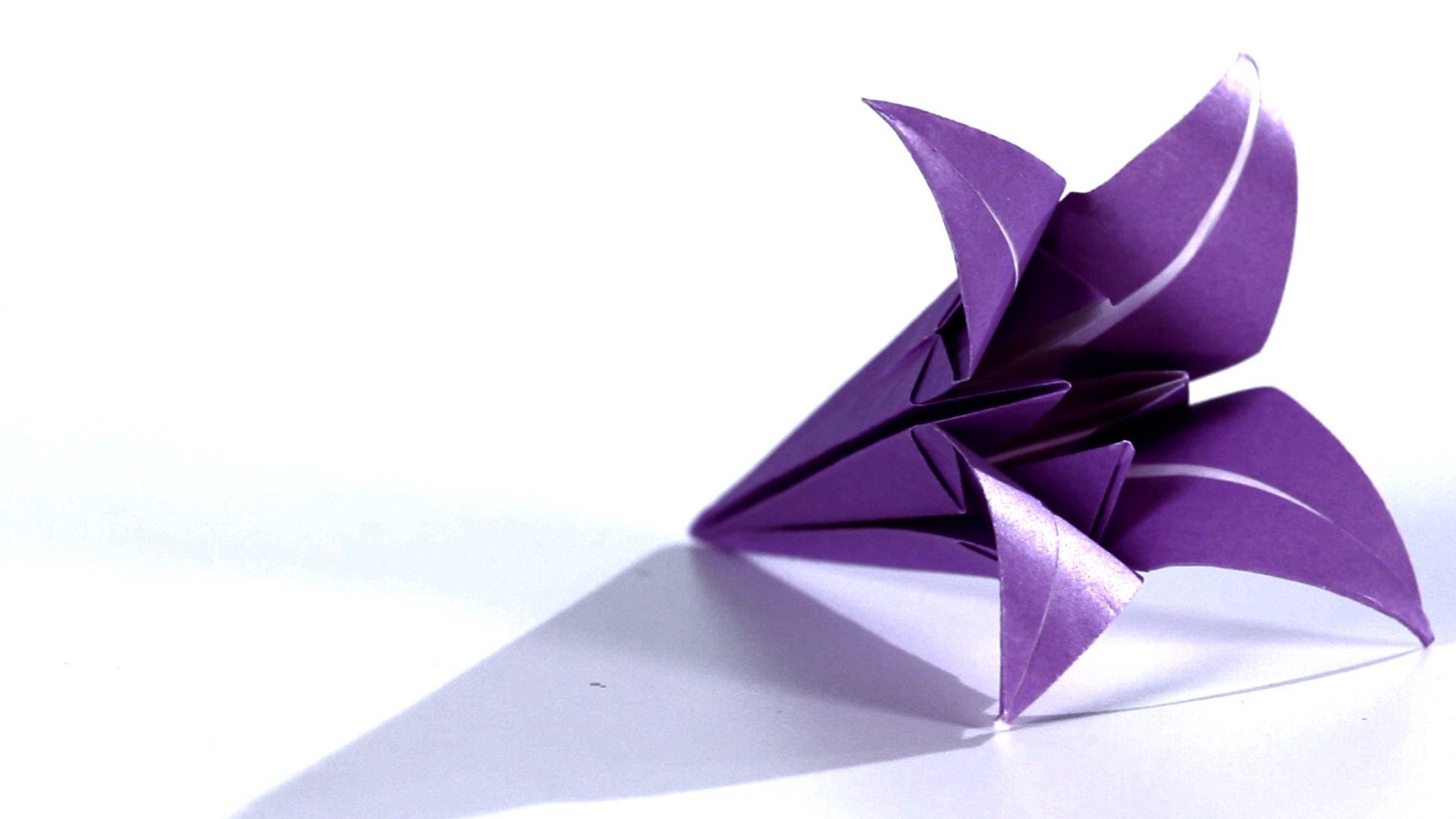 Origami lily