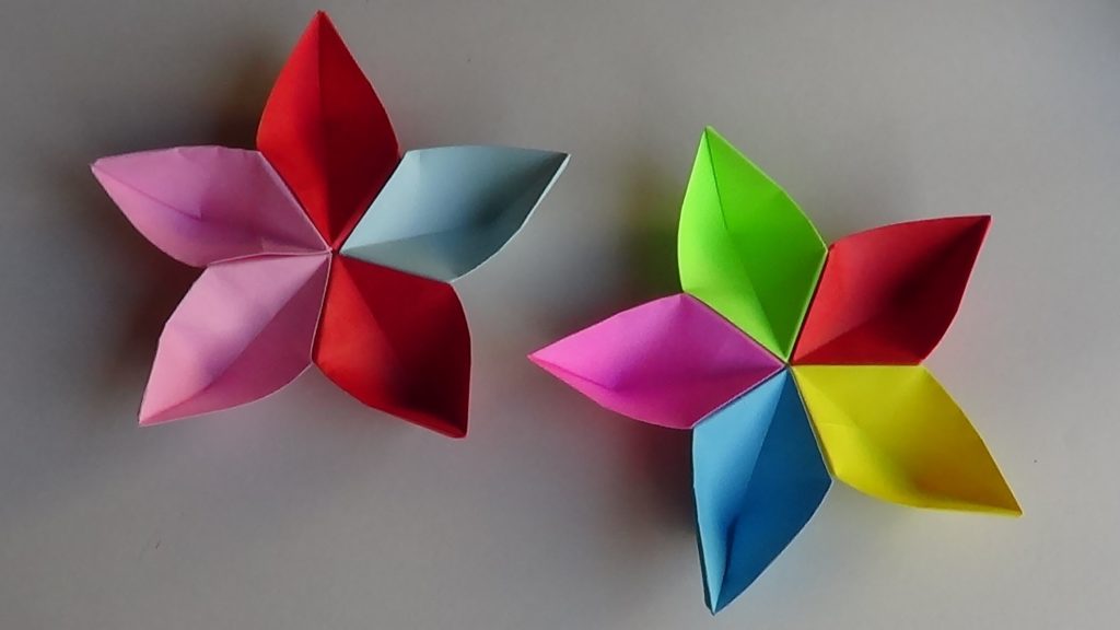 japanese origami flower easy