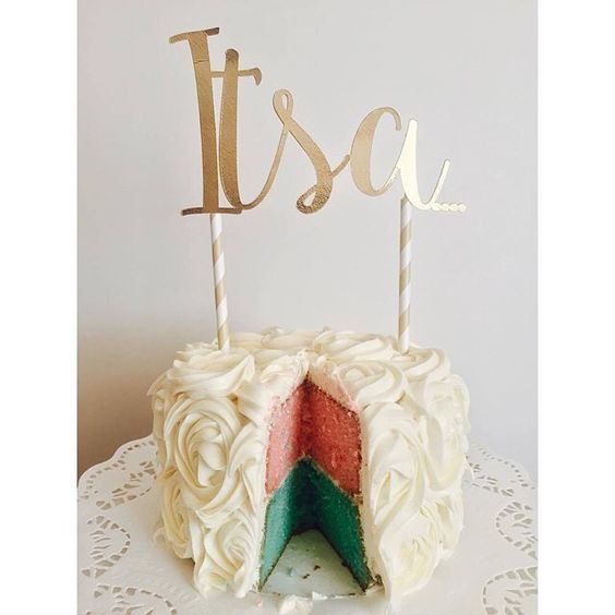 These Gender Reveal Cakes Are a Delicious Way to Share Your Joyful News