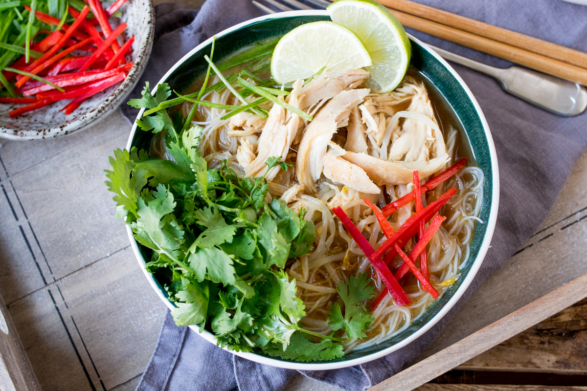 Chicken pho finished 3 2