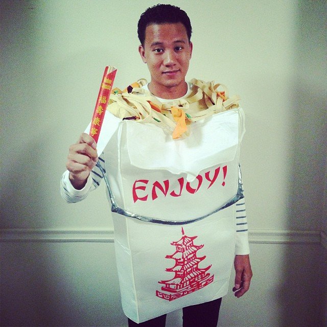 Chinese take out costume diy