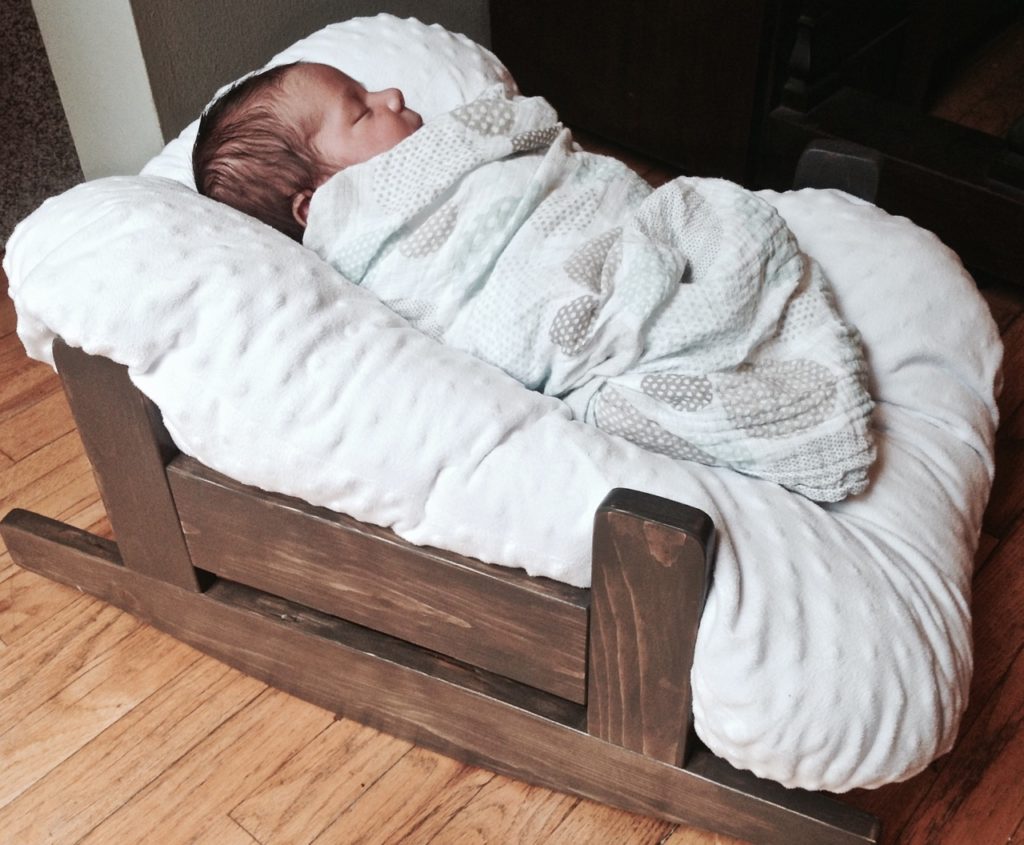 diy rocking bassinet