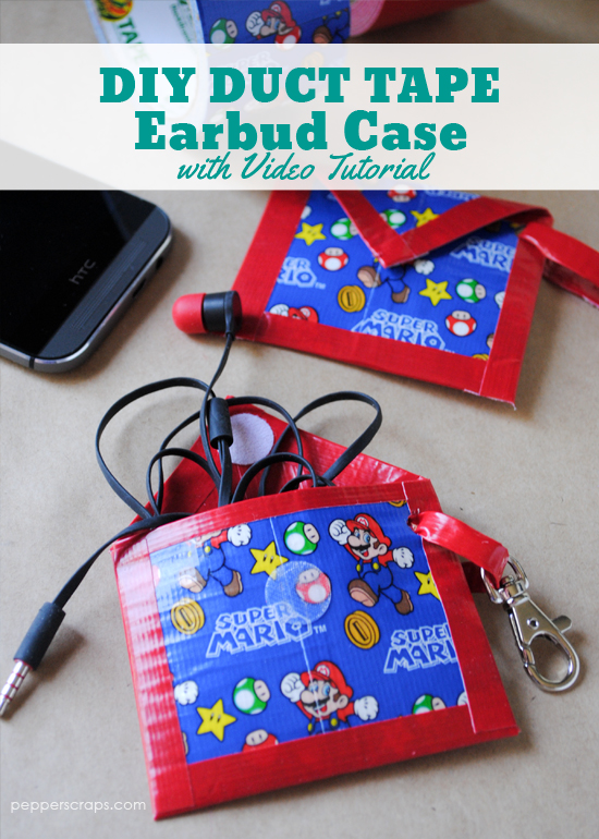 Duct tape earbud case