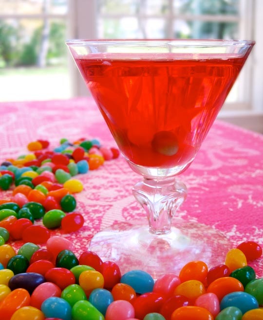 Easter basket jelly bean cocktail