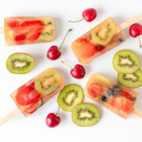 These fruity popsicles are a real hit with the kids - and they're healthy too!
