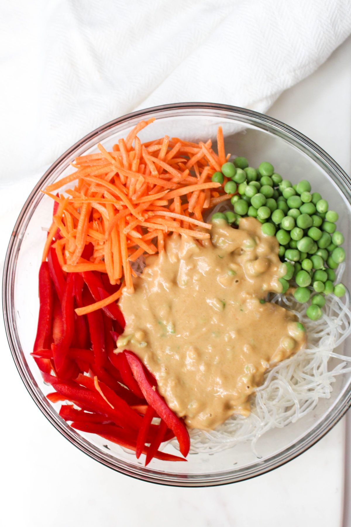 No cook noodle bowl dressing