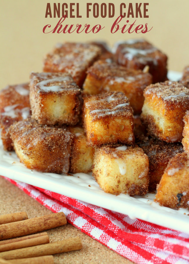 Quick and delicious angel food cake churro bites so good lilluna com copy