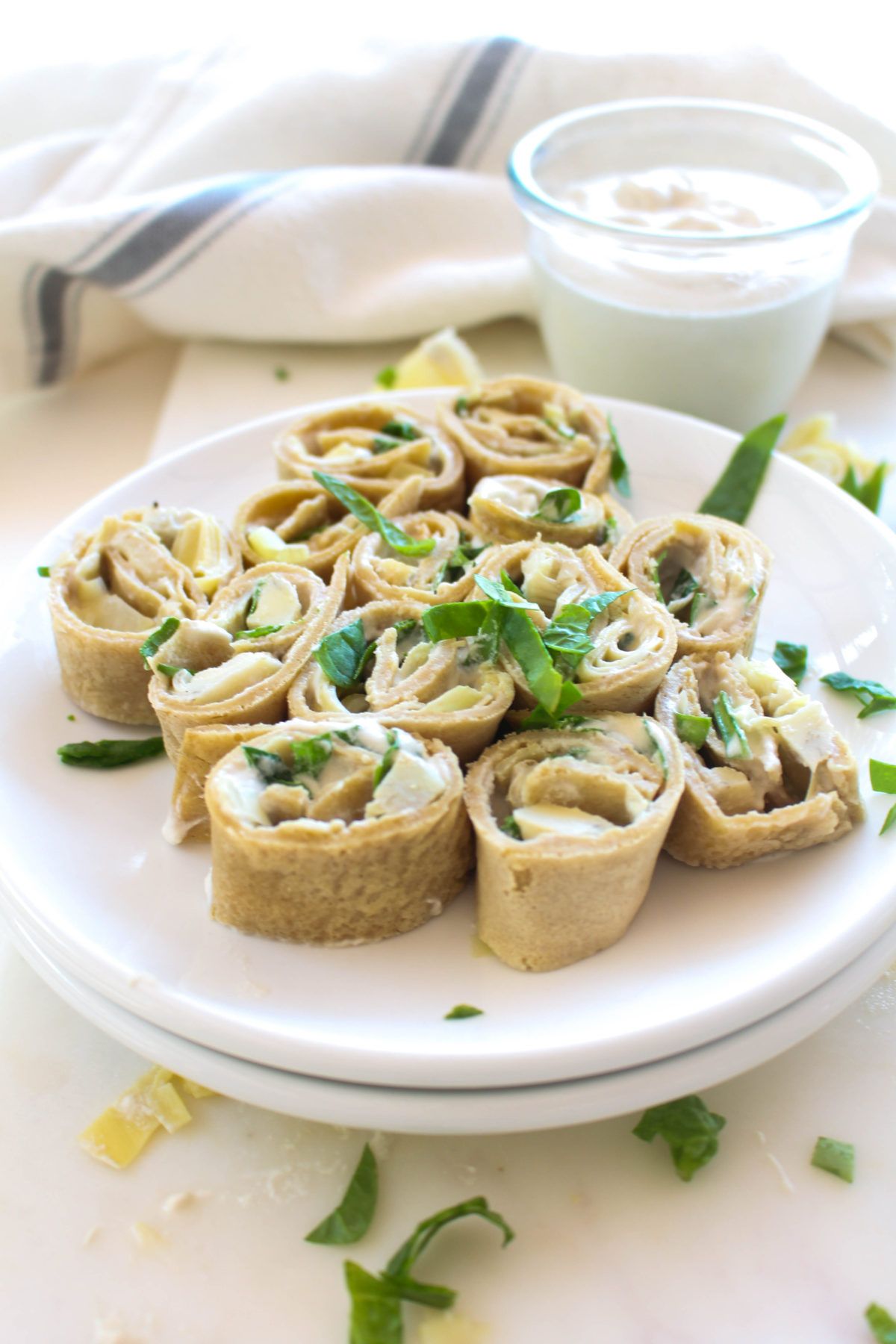 Spinach Artichoke Pinwheels Roll And Serve