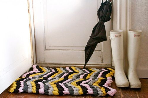 Diy chevron rug