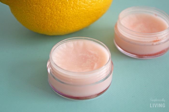 Raspberry lemon lip balm featured