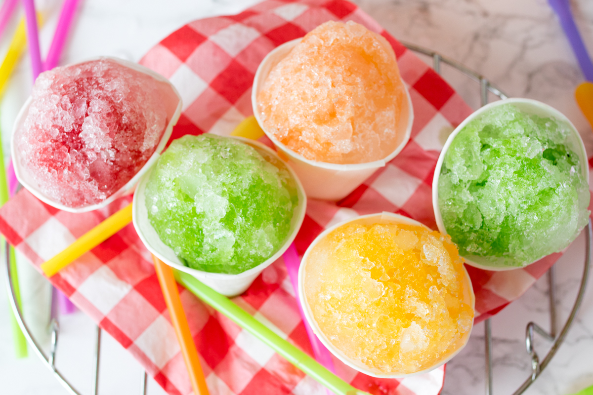 Fruit Snow Cones - so simple to make at home!