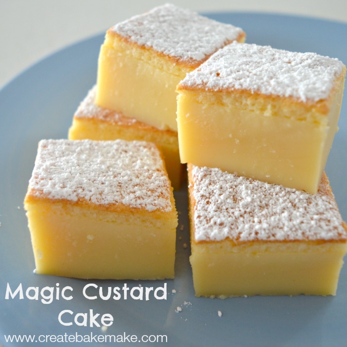 Magic custard cake