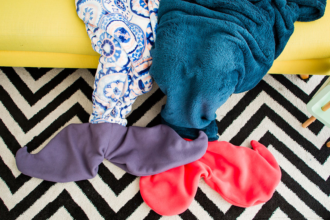 Mermaid blankets diy