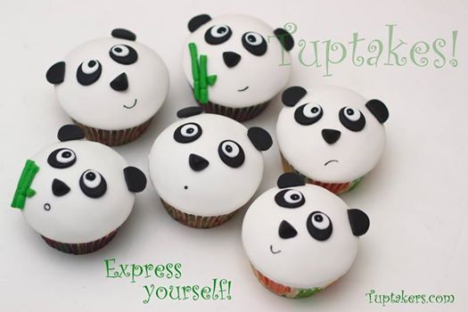 Panda cupcakes