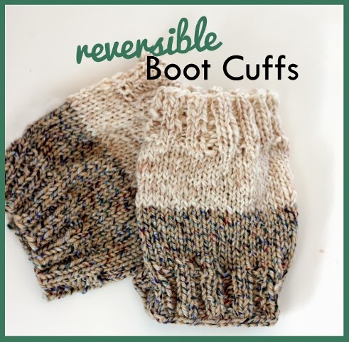 Reversible boot cuffs