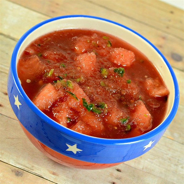 Spicy watermelon salsa