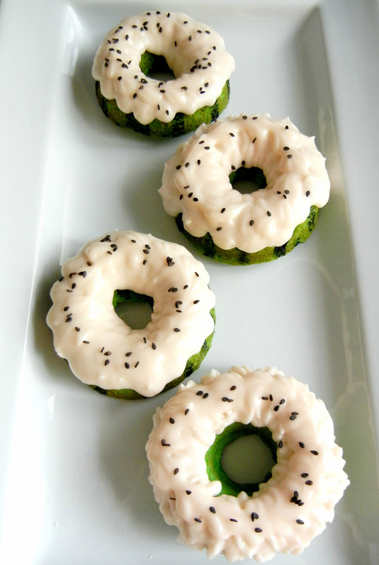 Watermelon doughnuts